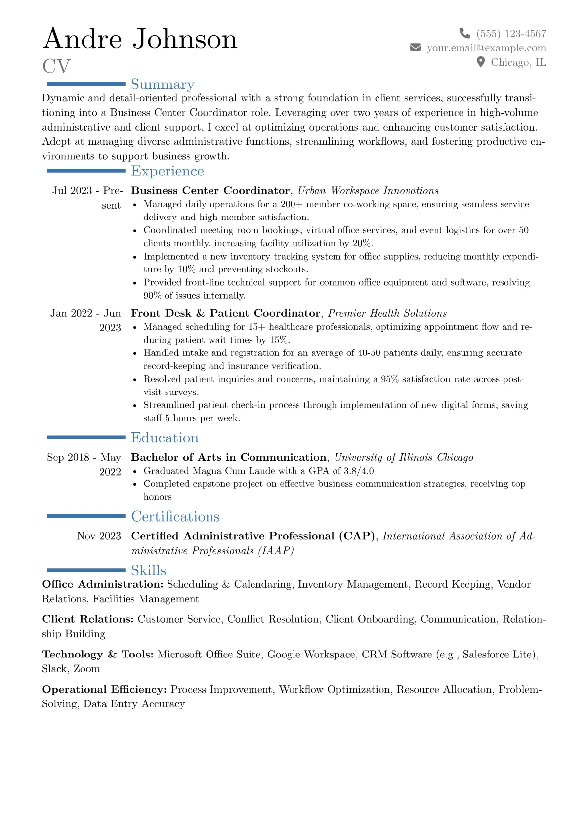 Career changer version - Page 1