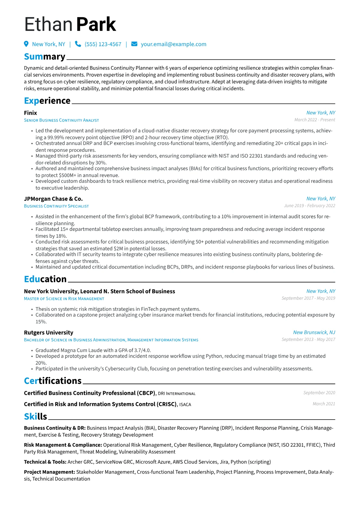 Financial Services version - Page 1