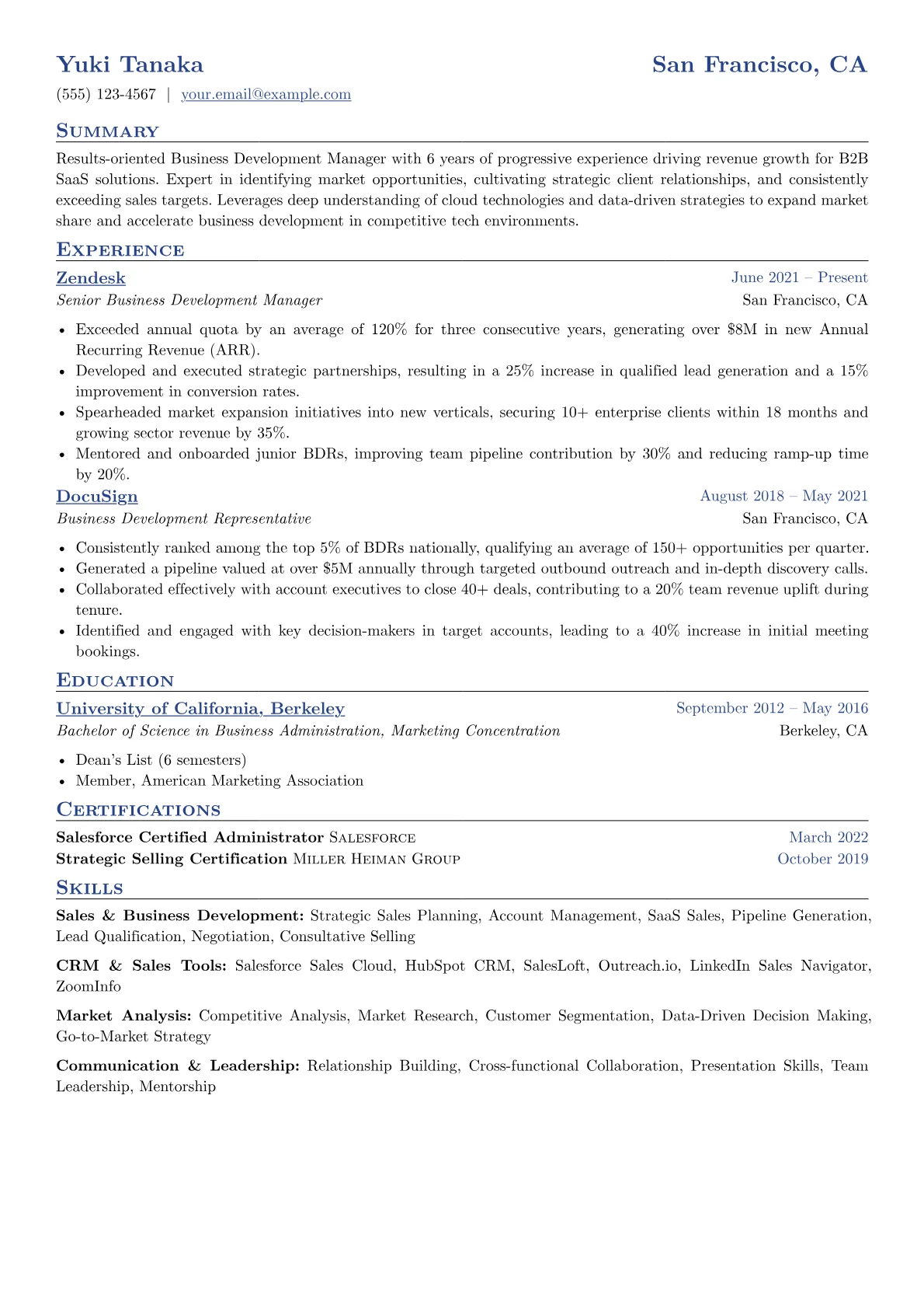 SaaS Business Development version - Page 1