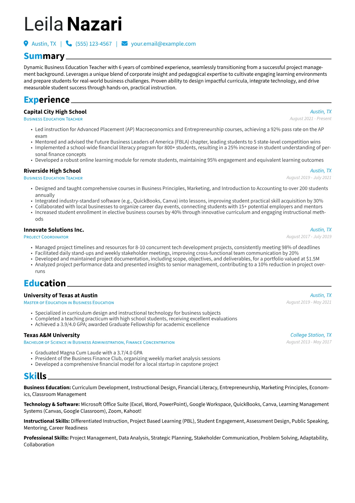 Career changer version - Page 1