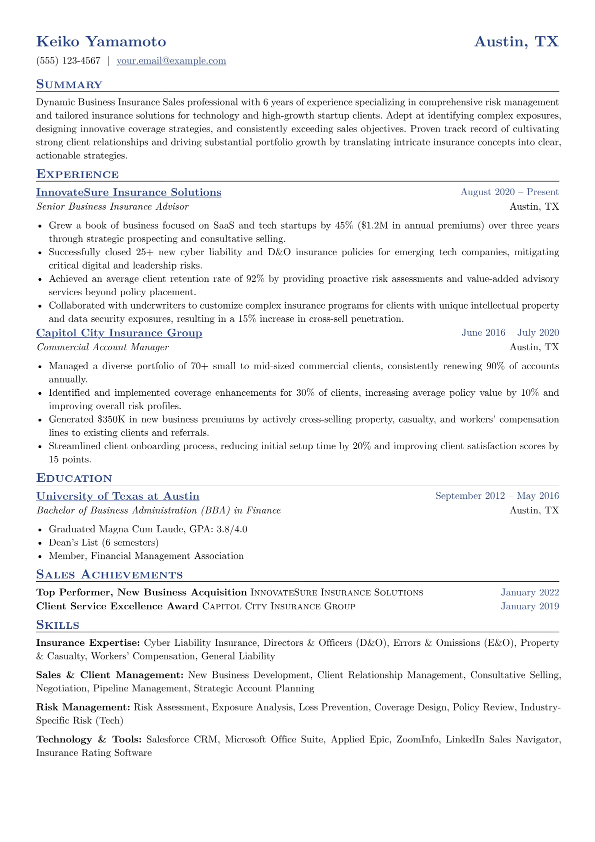 Technology & Startup Niche version - Page 1
