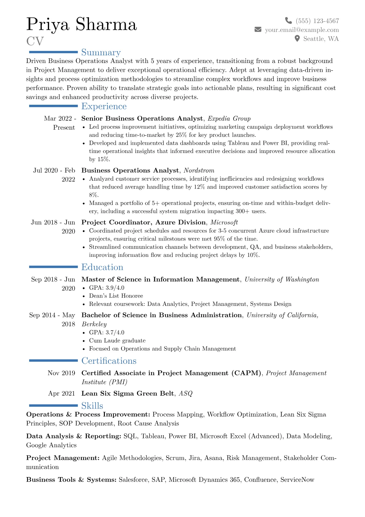 Career changer version - Page 1
