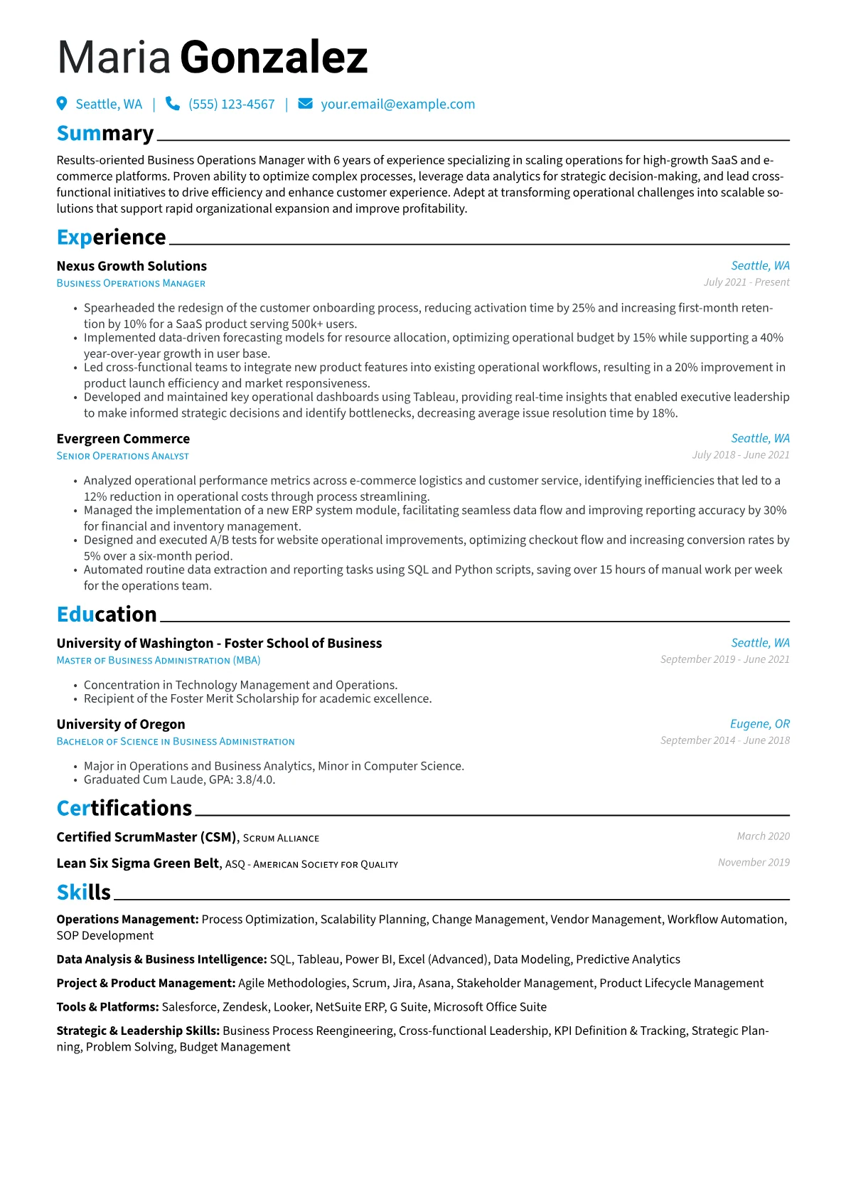 Mid-Level SaaS Business version - Page 1
