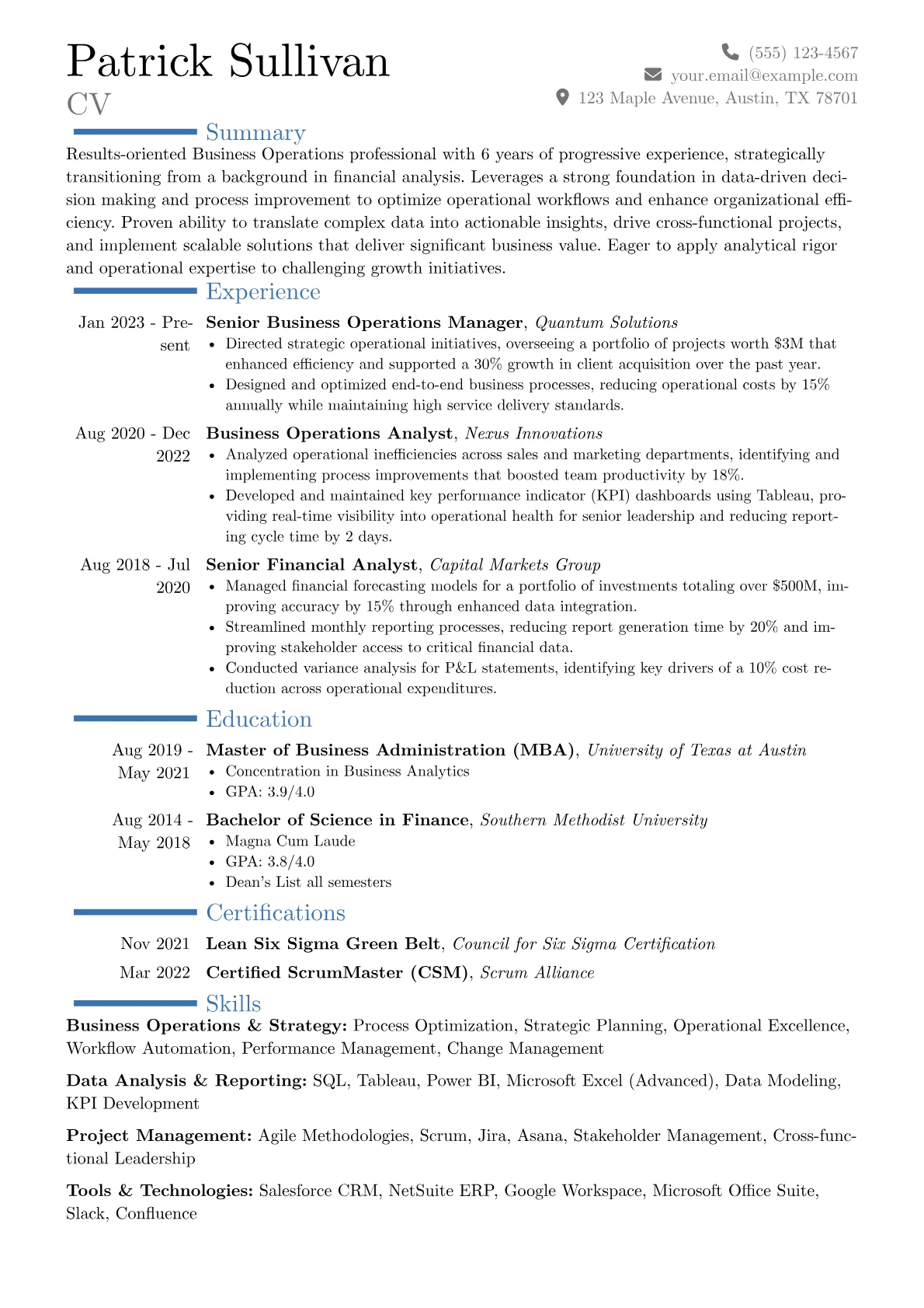 Career changer version - Page 1