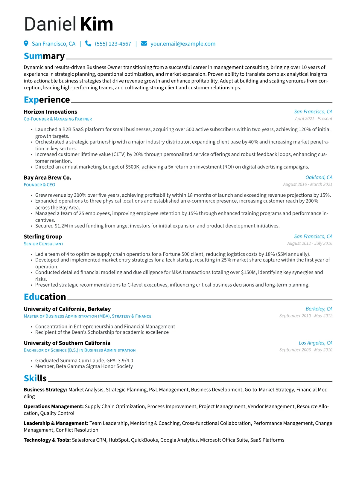 Career changer version - Page 1