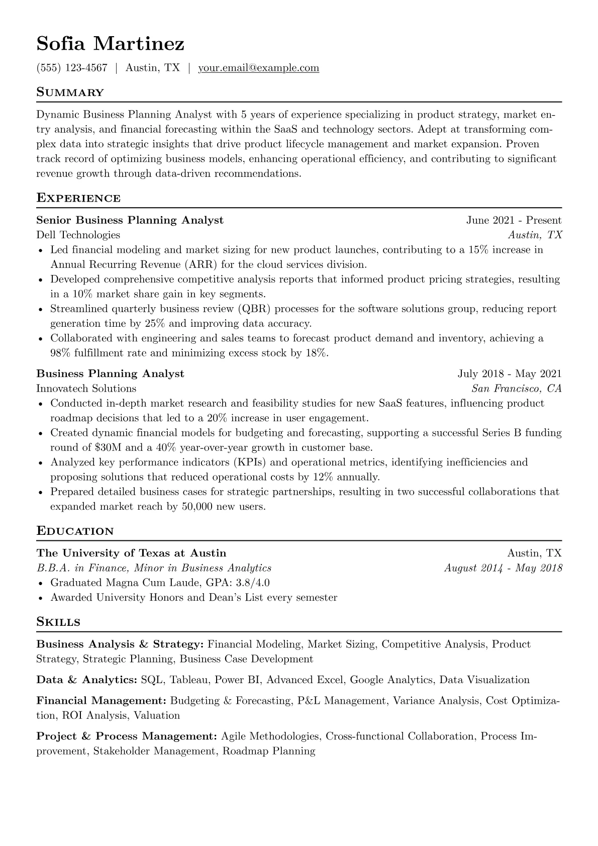 Mid-Level Business version - Page 1