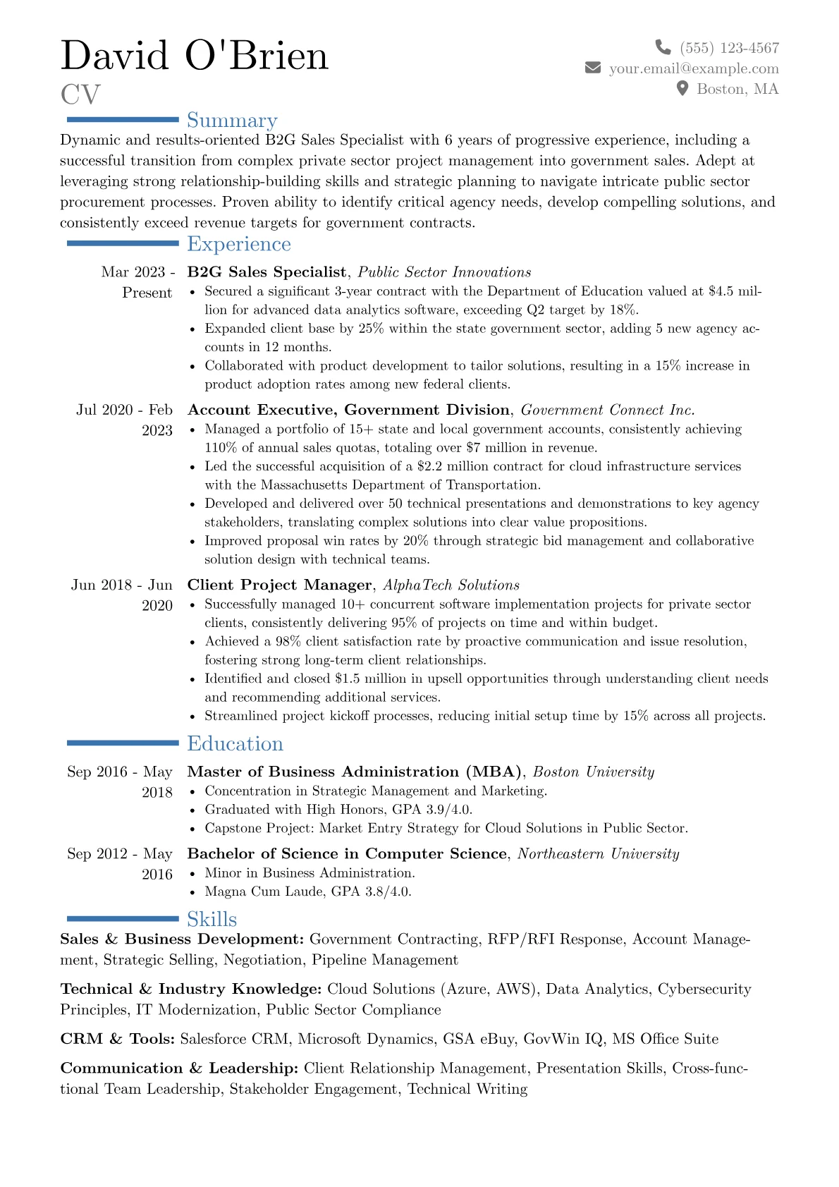 Career changer version - Page 1