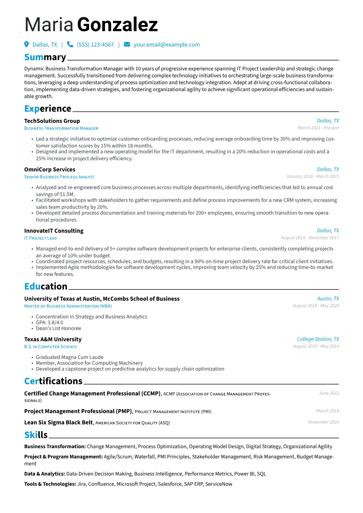 Career changer version - Page 1