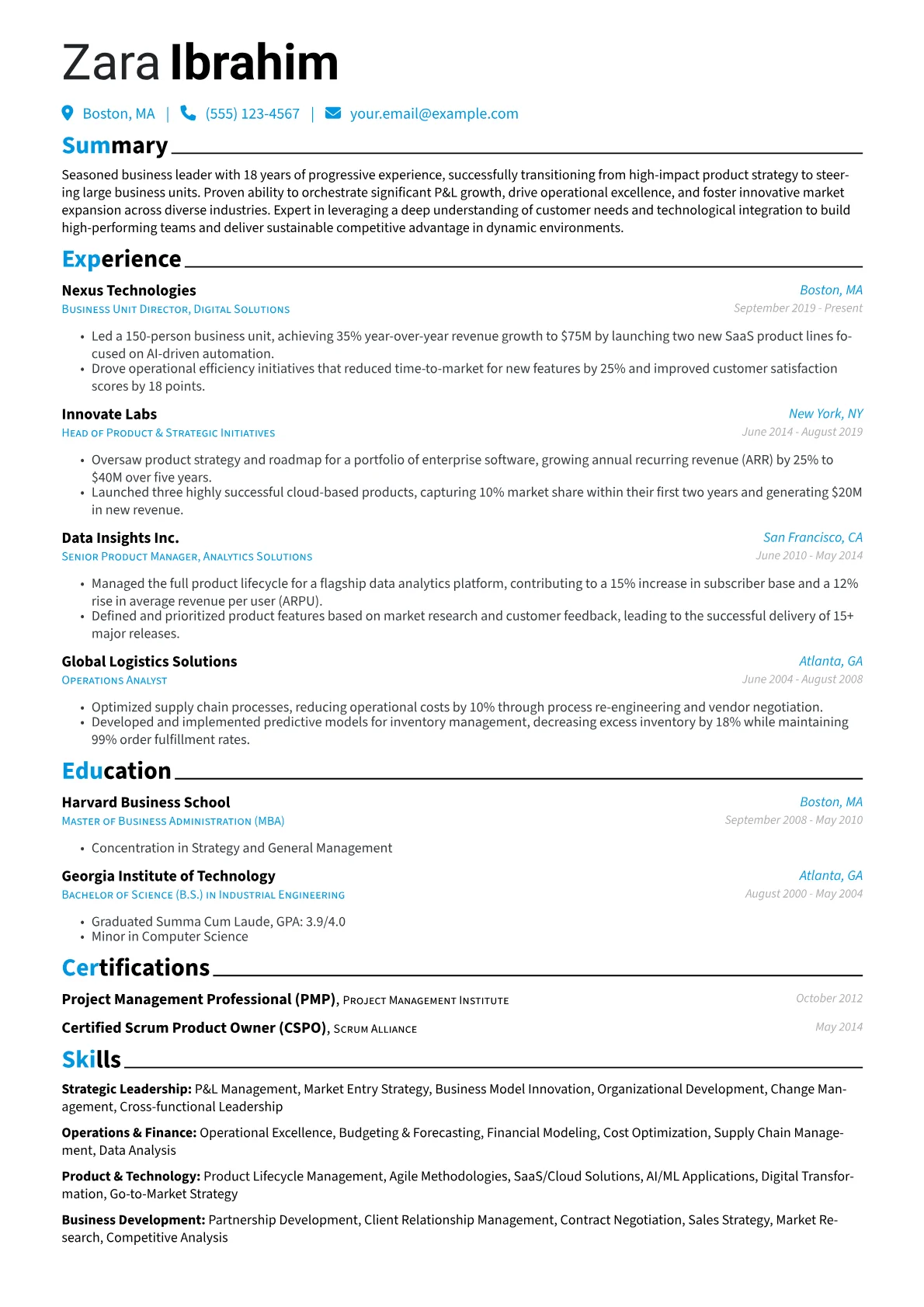 Career changer version - Page 1