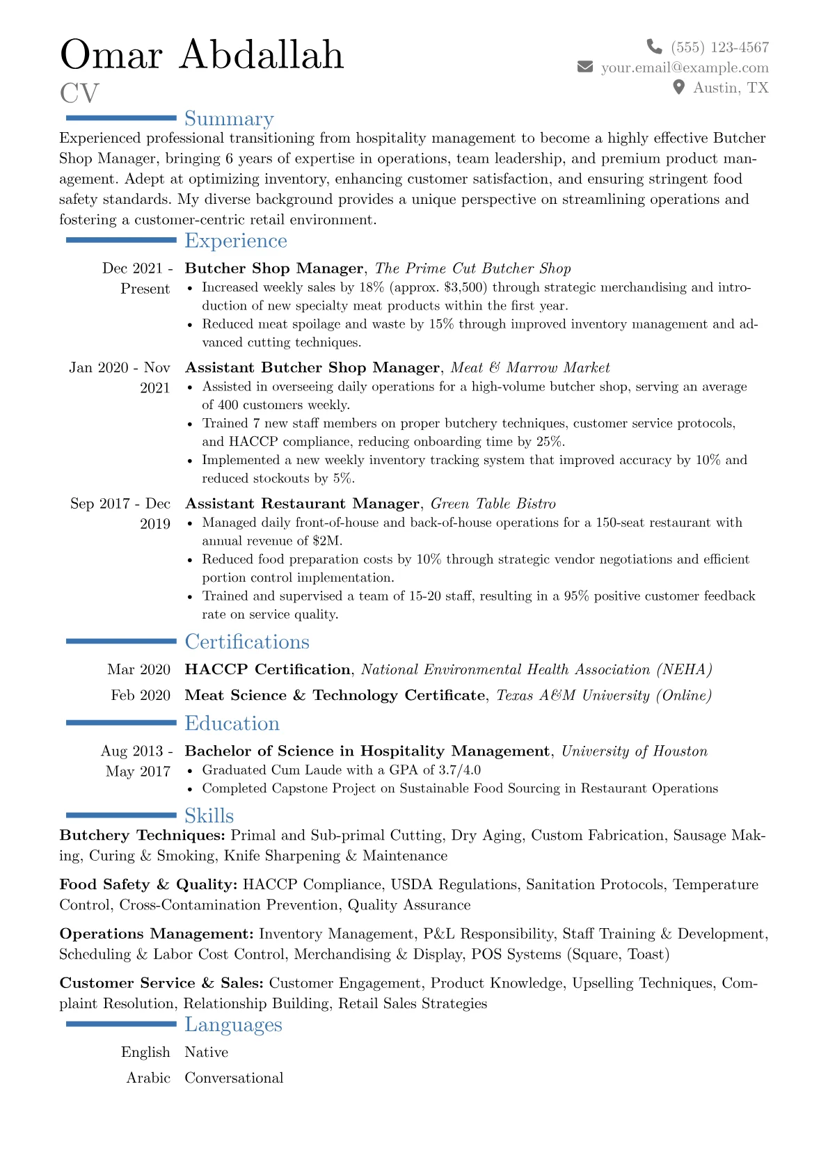 Career changer version - Page 1