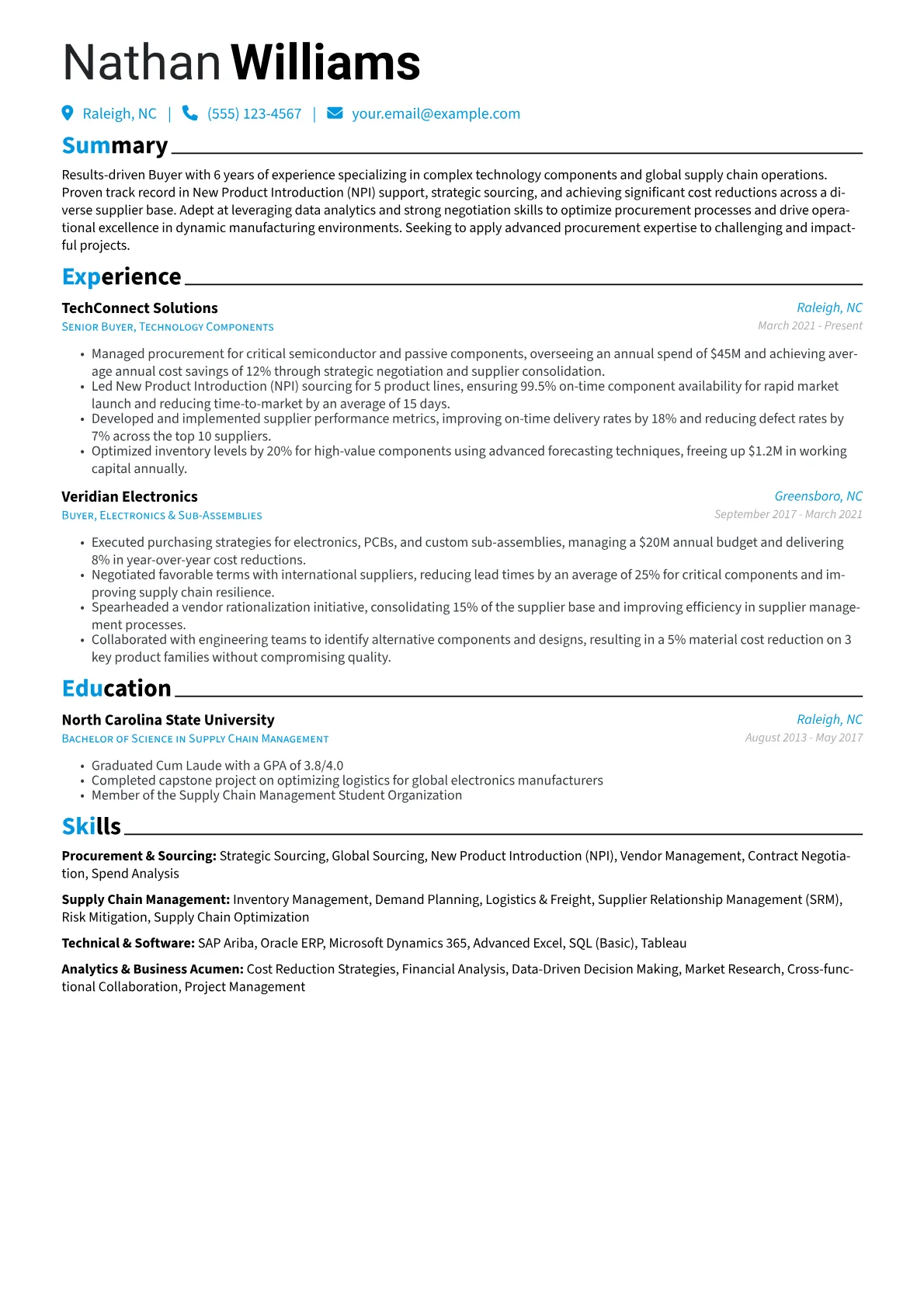 Procurement & Sourcing version - Page 1