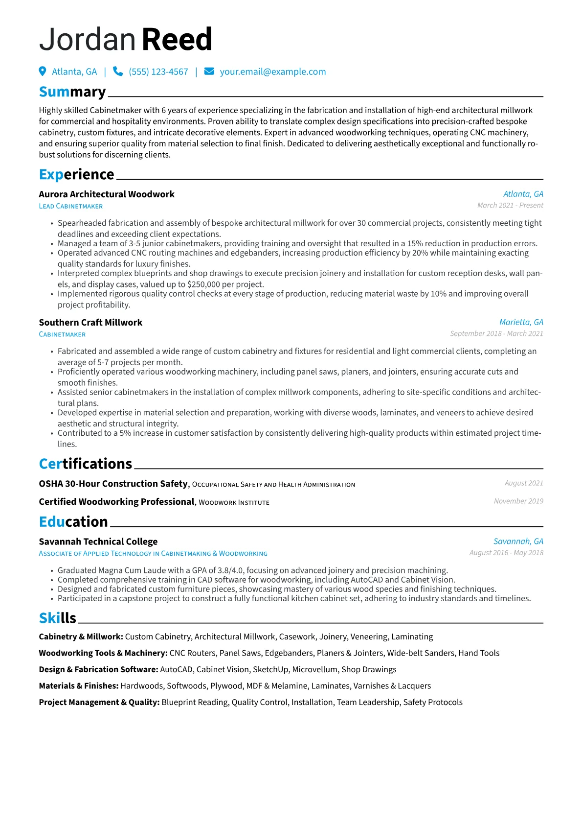 Architectural Millwork version - Page 1