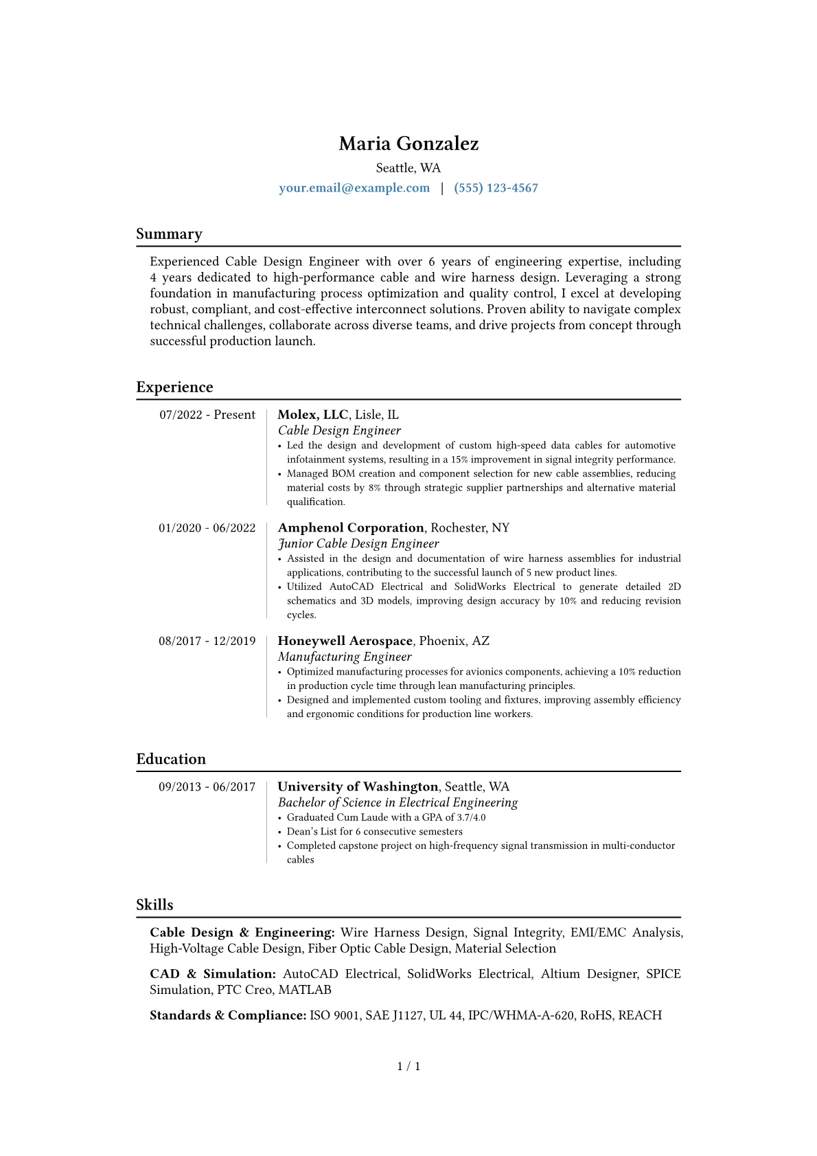 Career changer version - Page 1