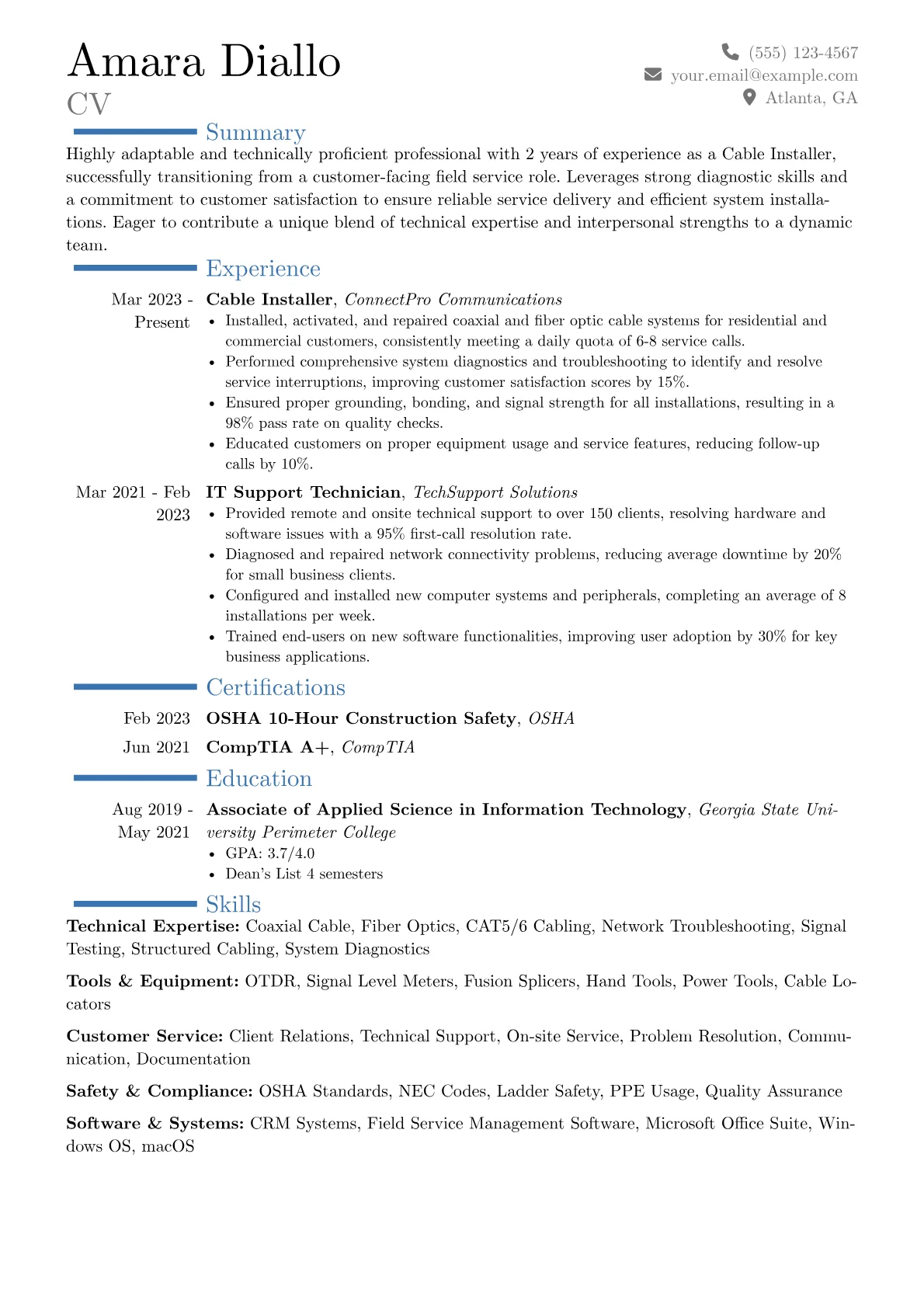 Career changer version - Page 1
