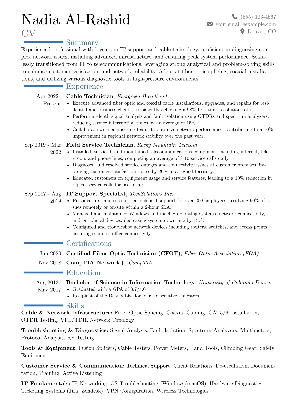 Career changer version - Page 1