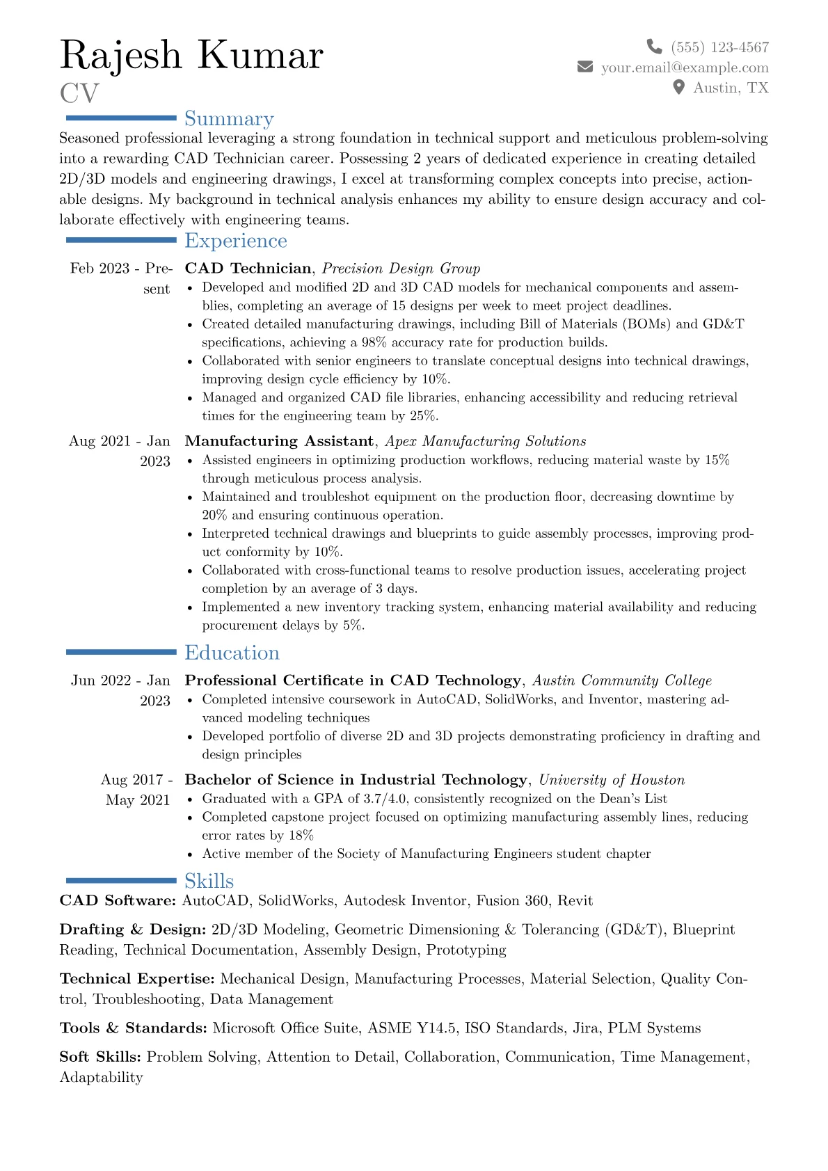 Career changer version - Page 1