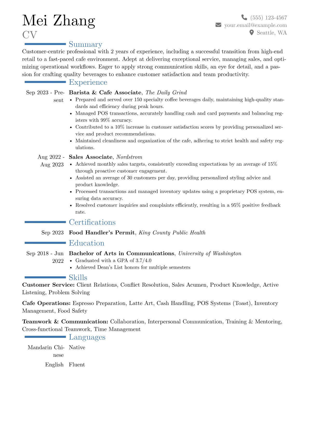 Career changer version - Page 1