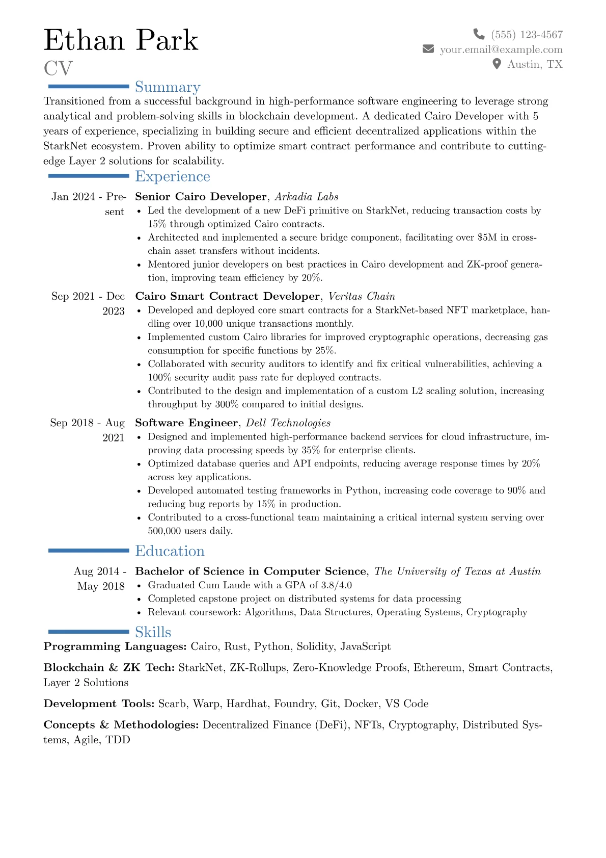 Career changer version - Page 1