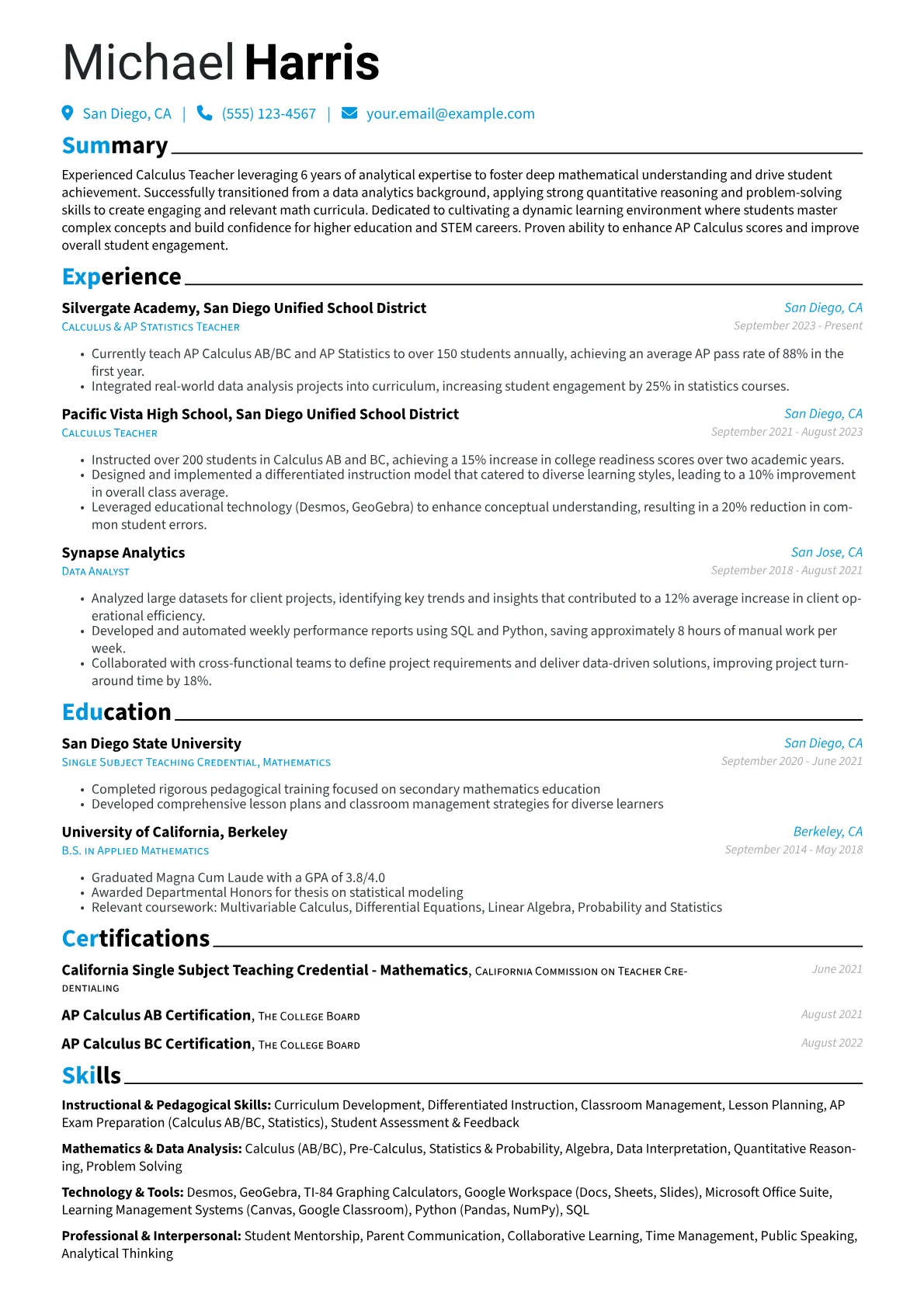 Career changer version - Page 1