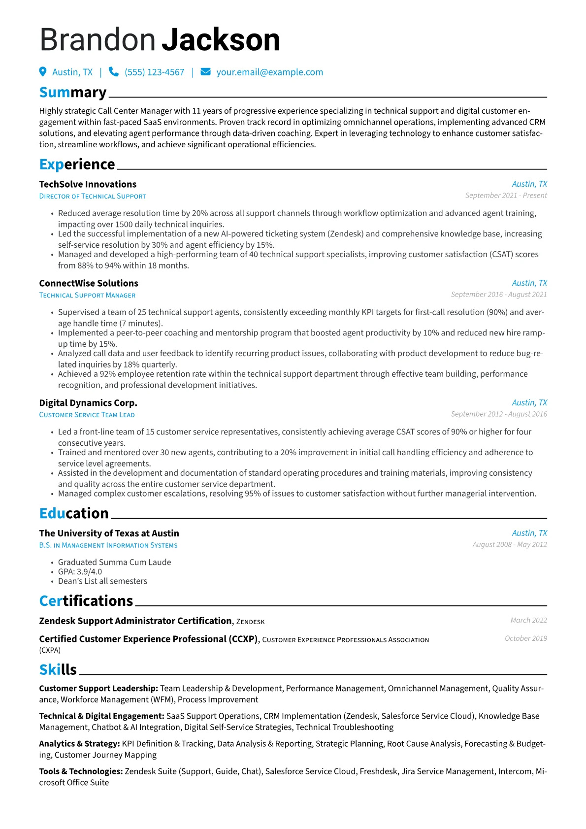 Customer Support version - Page 1