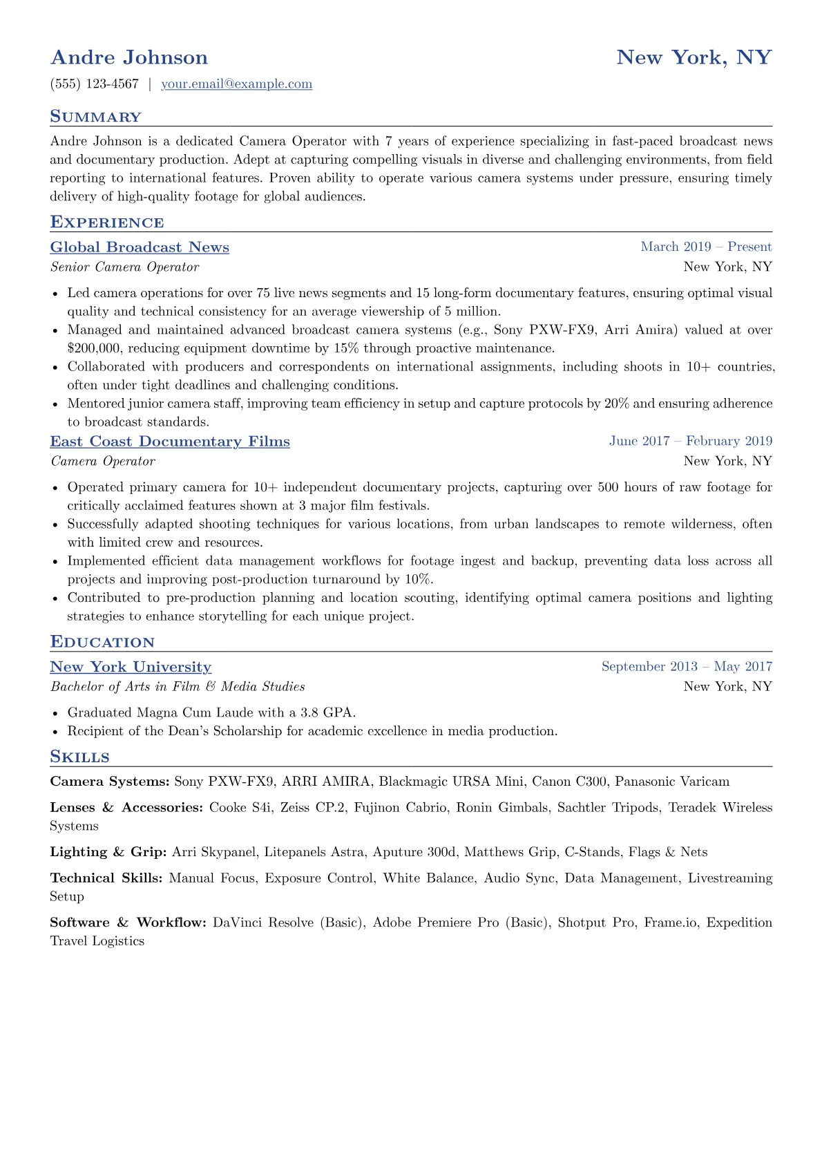 Camera Systems version - Page 1