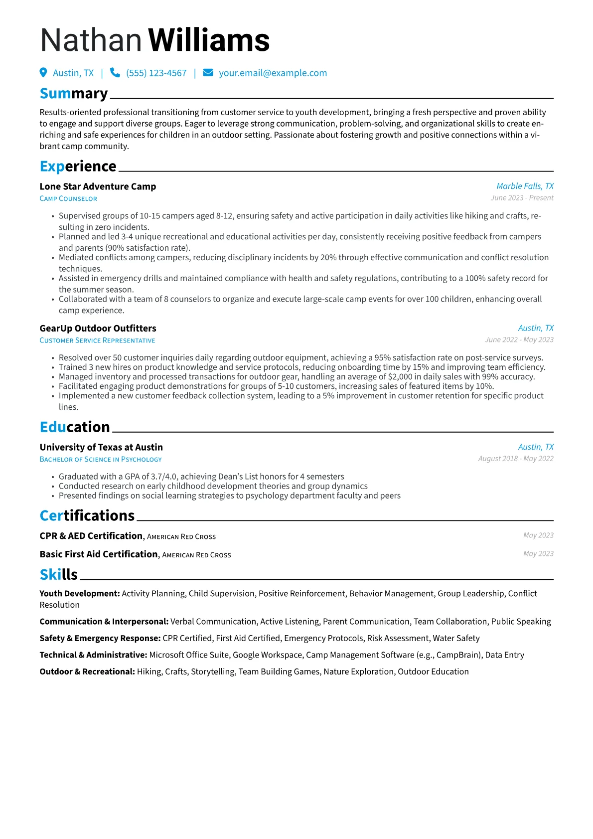 Career changer version - Page 1