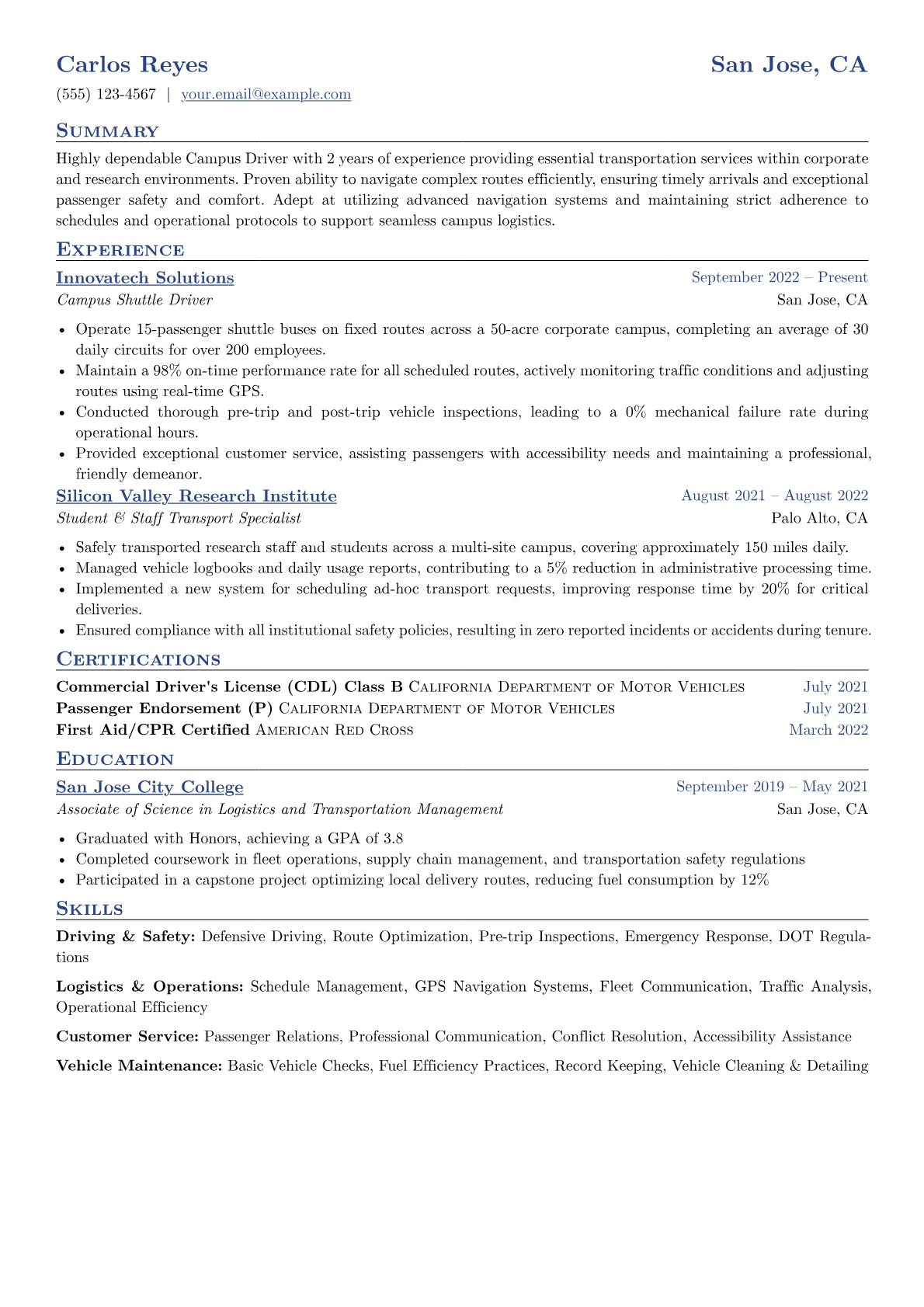 Corporate Campus Driver version - Page 1