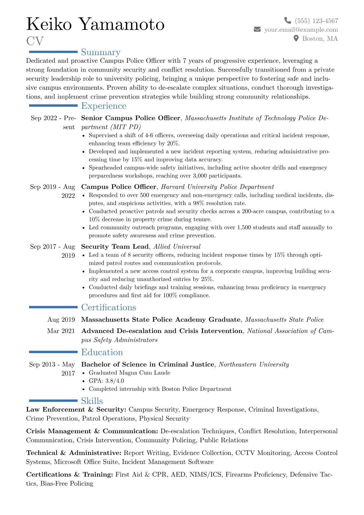 Career changer version - Page 1