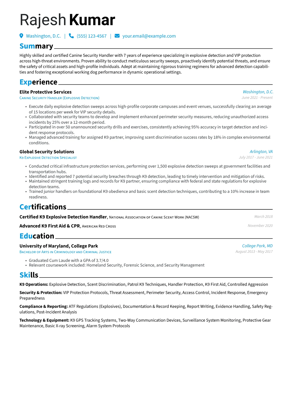 Canine Security version - Page 1
