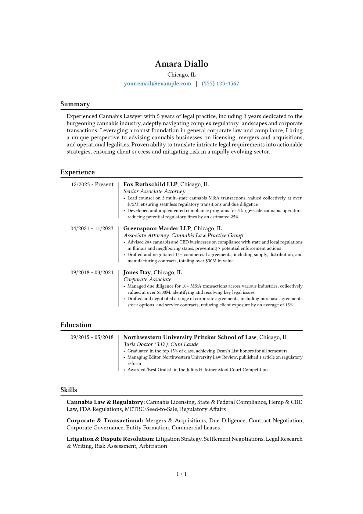 Career changer version - Page 1