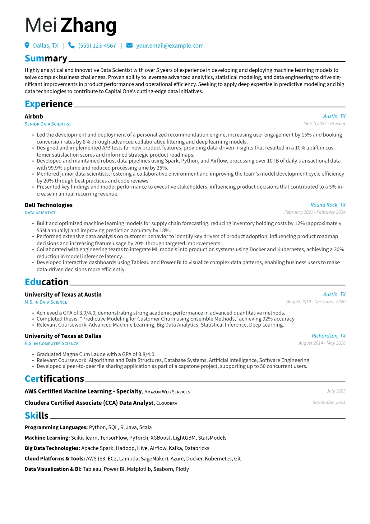 Data Scientist version - Page 1