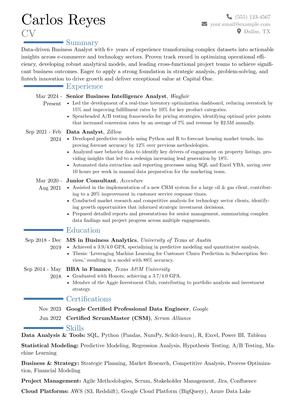 Career changer version - Page 1