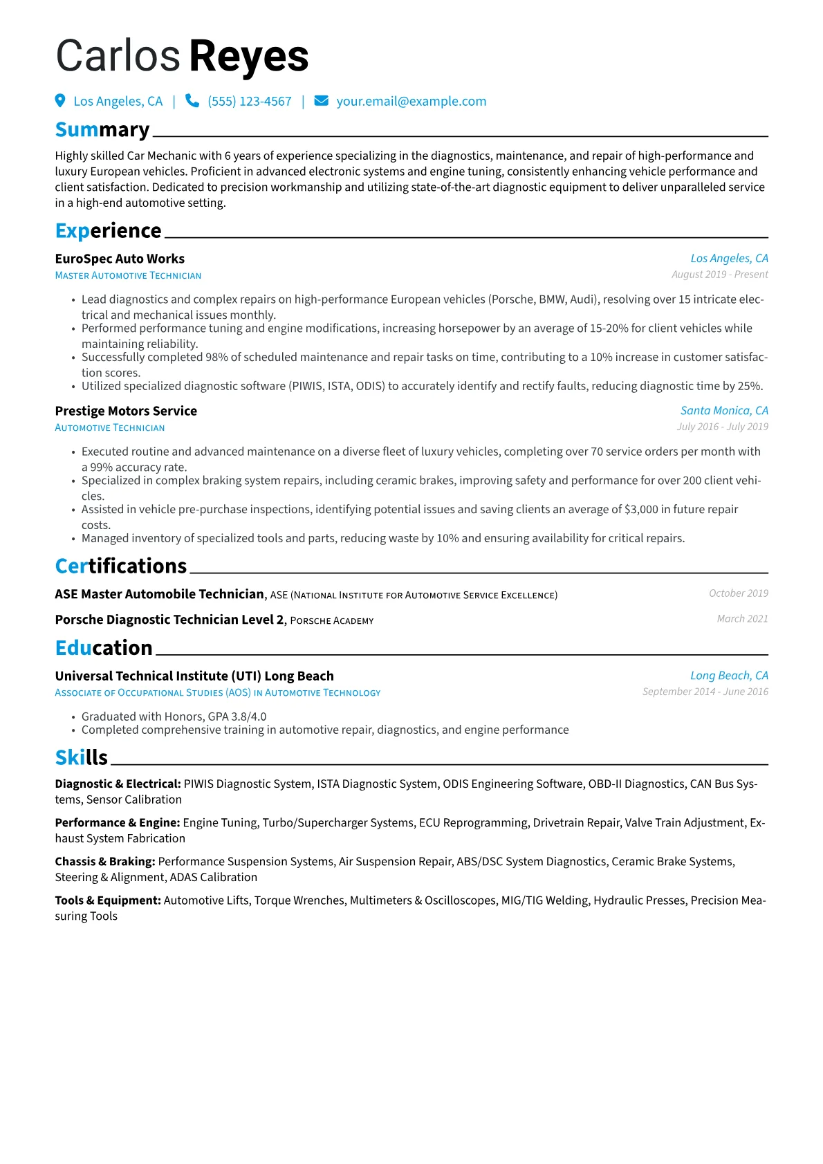 Luxury Performance version - Page 1