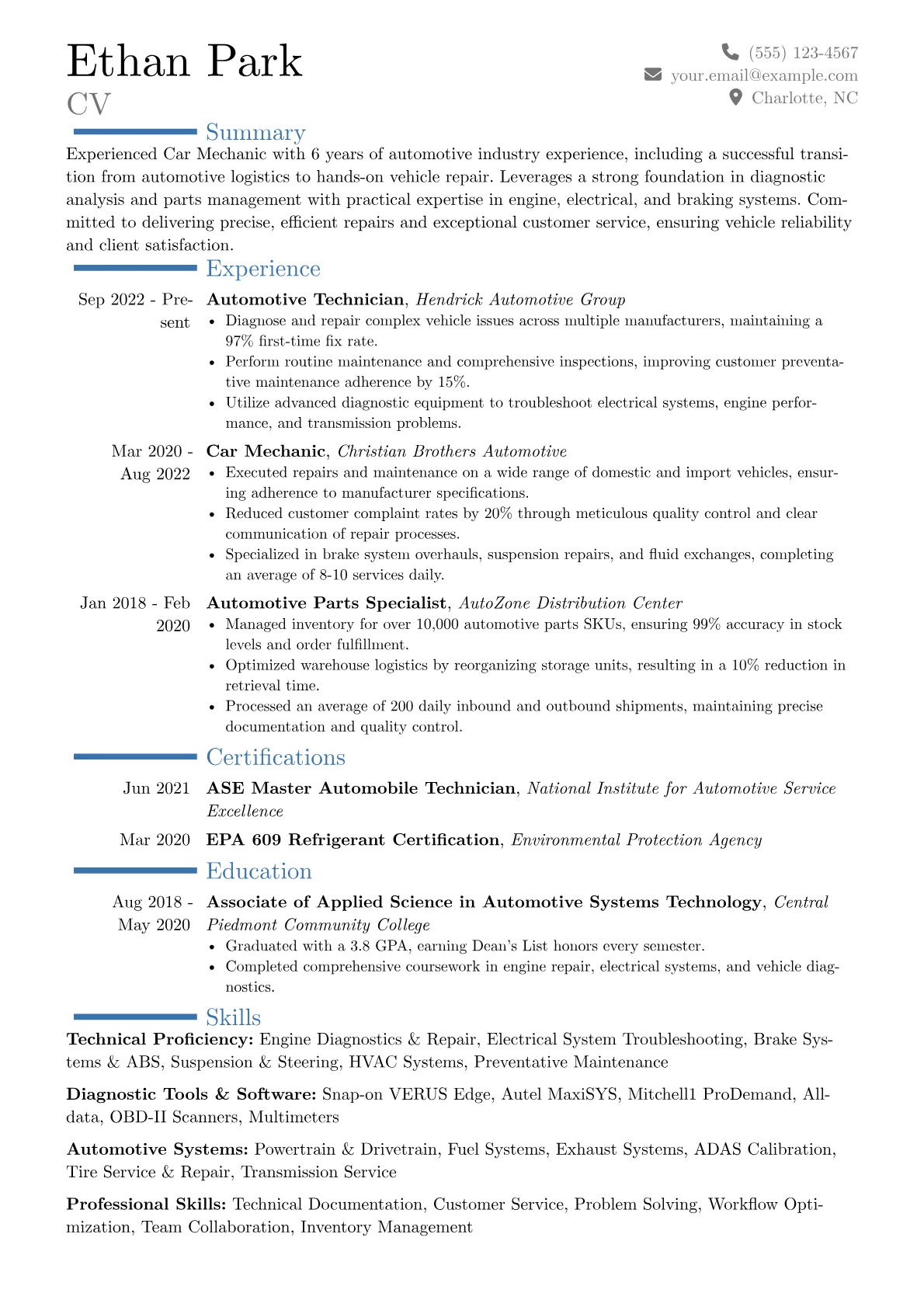 Career changer version - Page 1