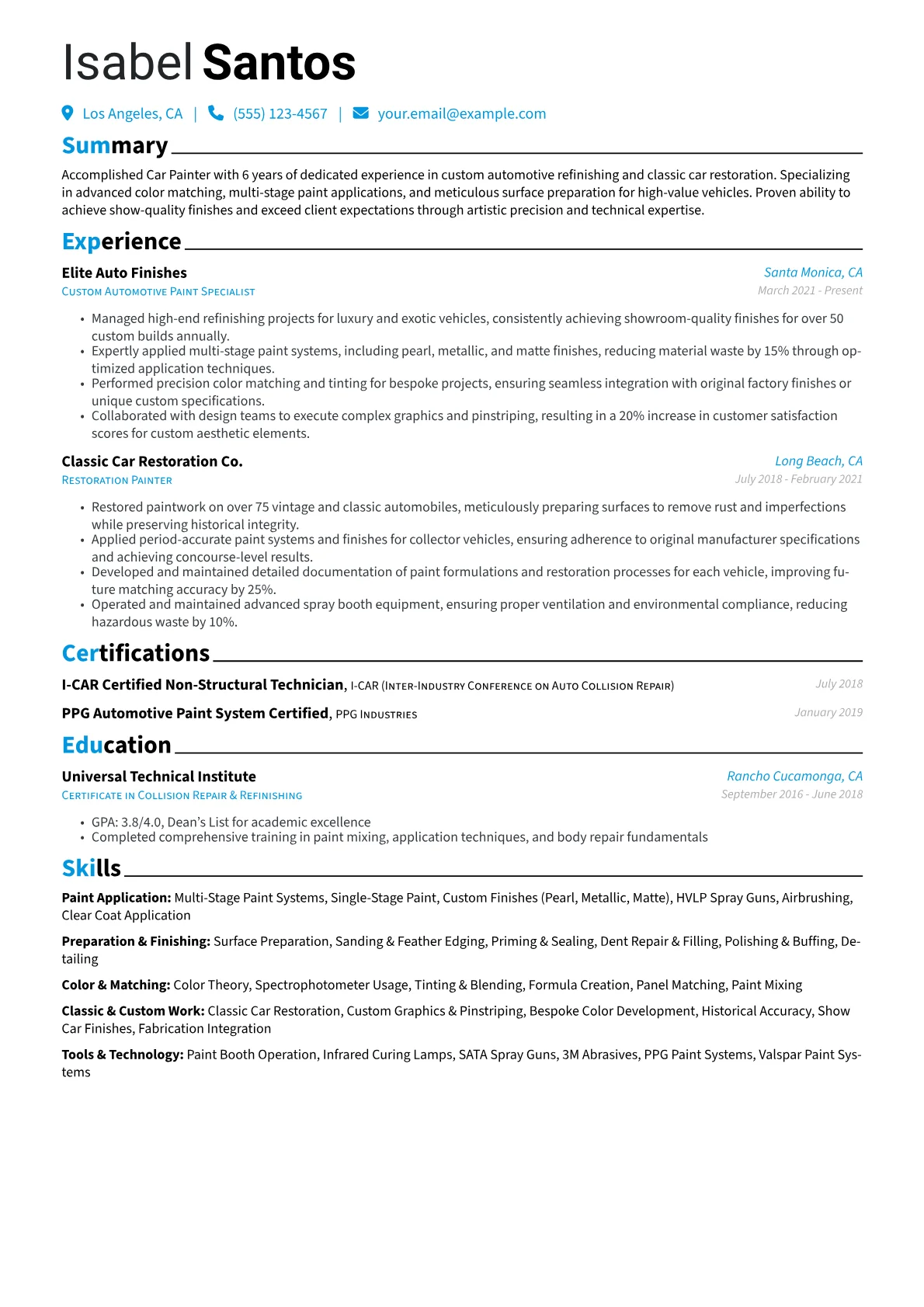 Car Painter - Custom version - Page 1