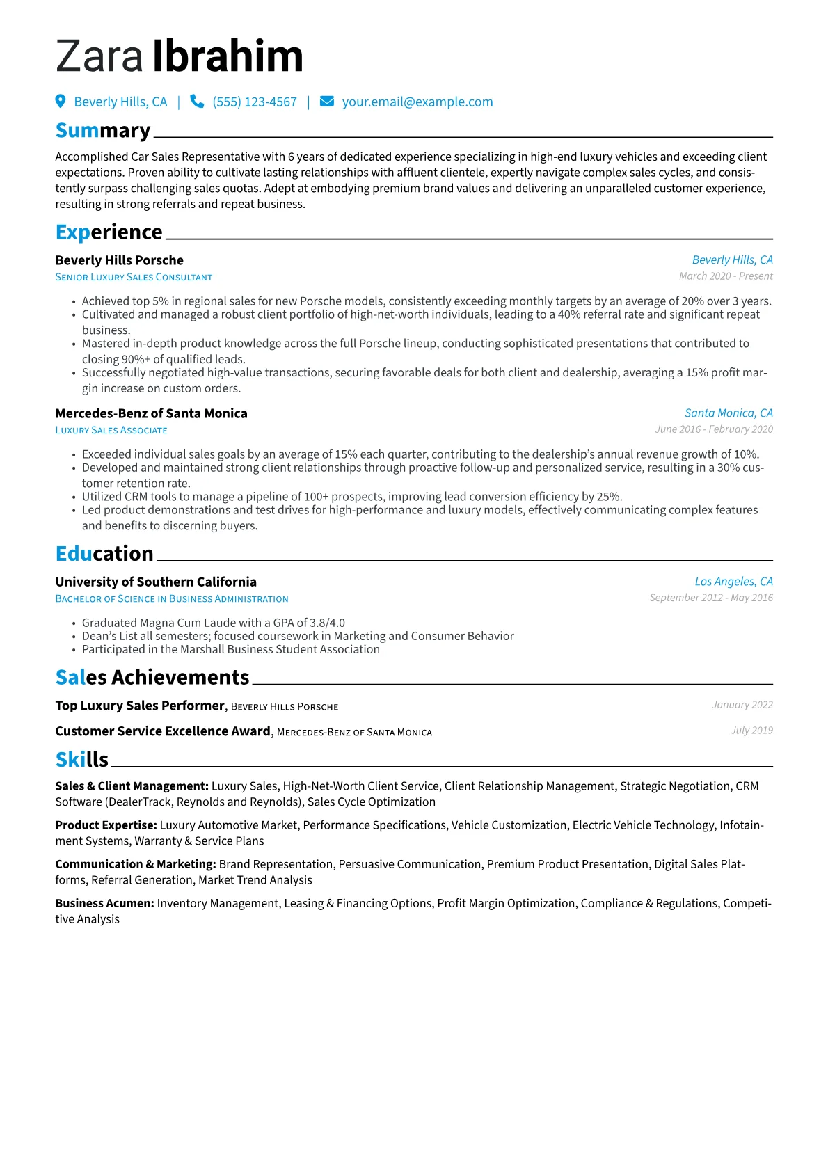 Luxury Car Sales version - Page 1