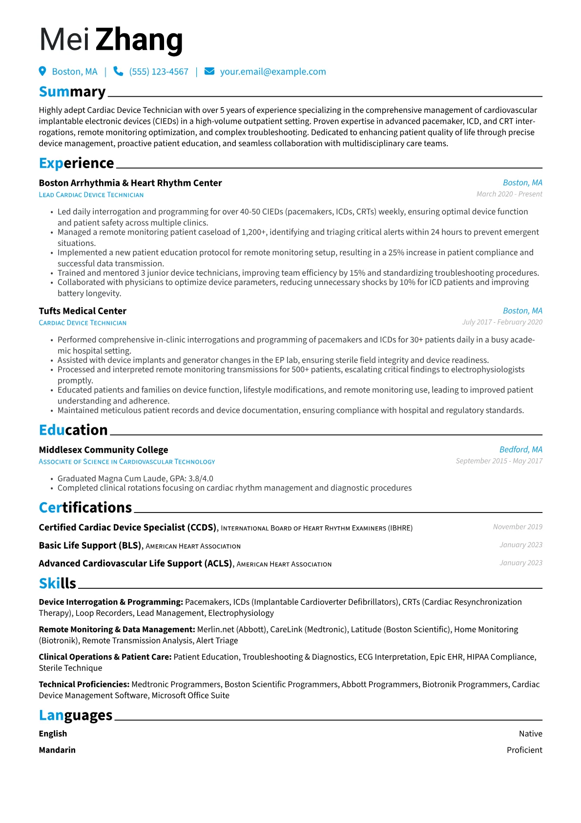 Cardiac Device version - Page 1