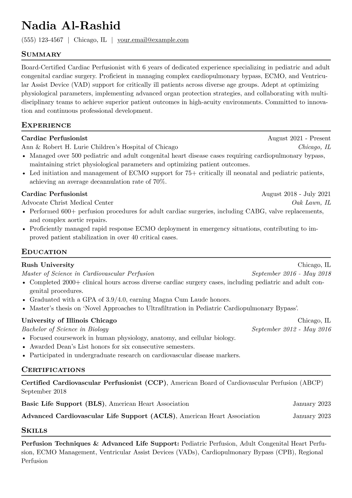 Cardiac Perfusionist version - Page 1
