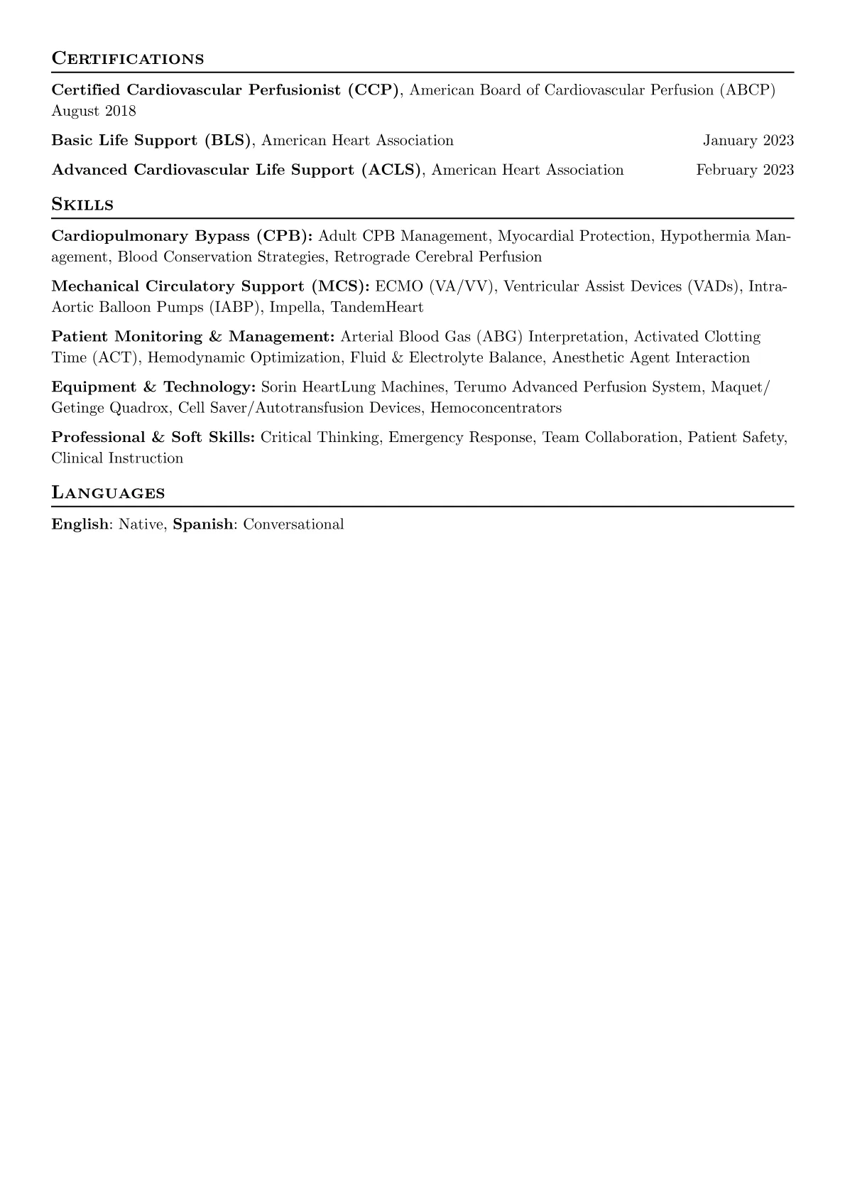 Cardiopulmonary Bypass version - Page 2