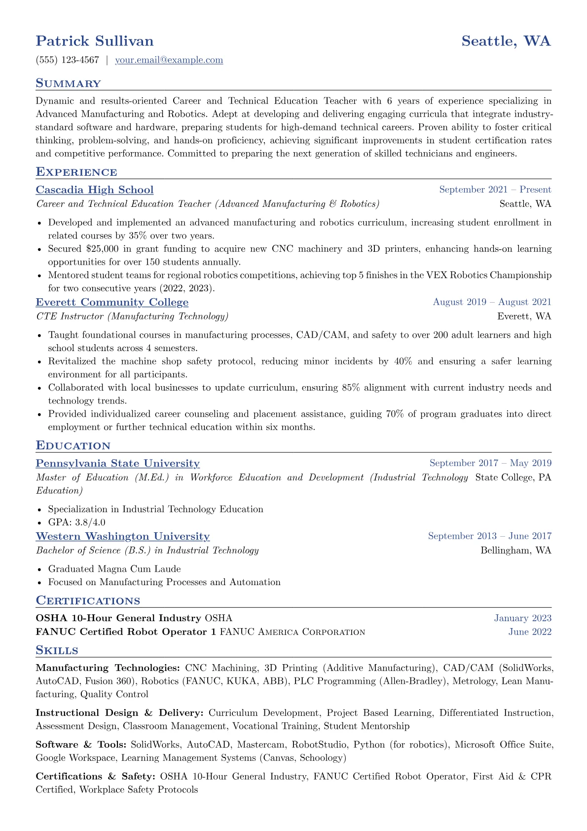 Advanced Manufacturing version - Page 1