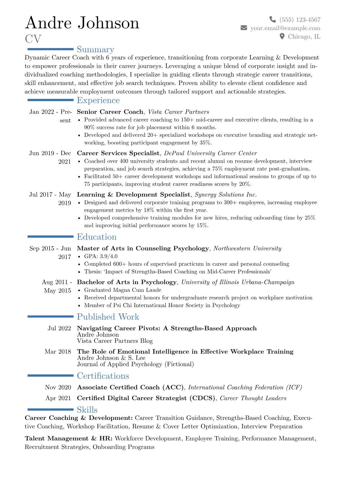 Career changer version - Page 1