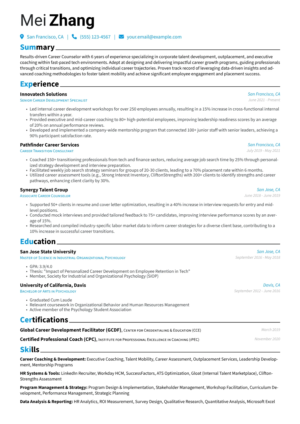 Mid-Level Corporate version - Page 1