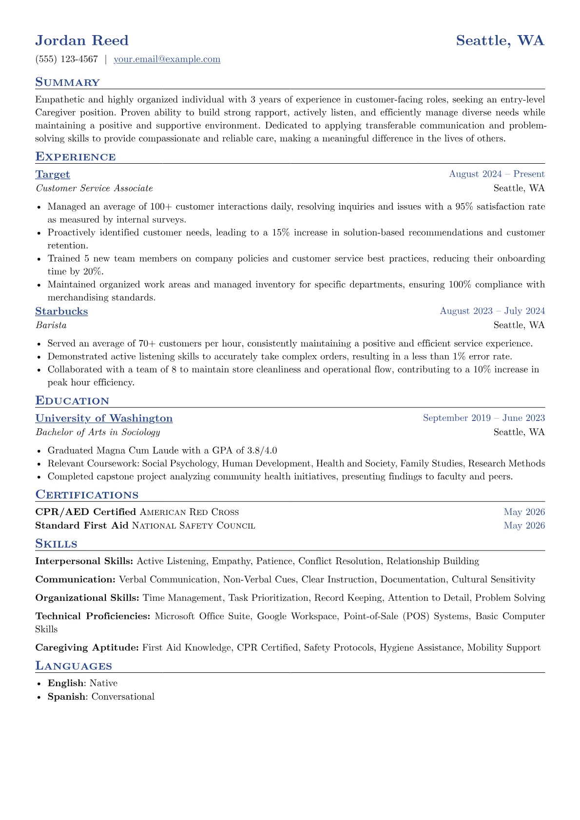 Interpersonal Skills version - Page 1