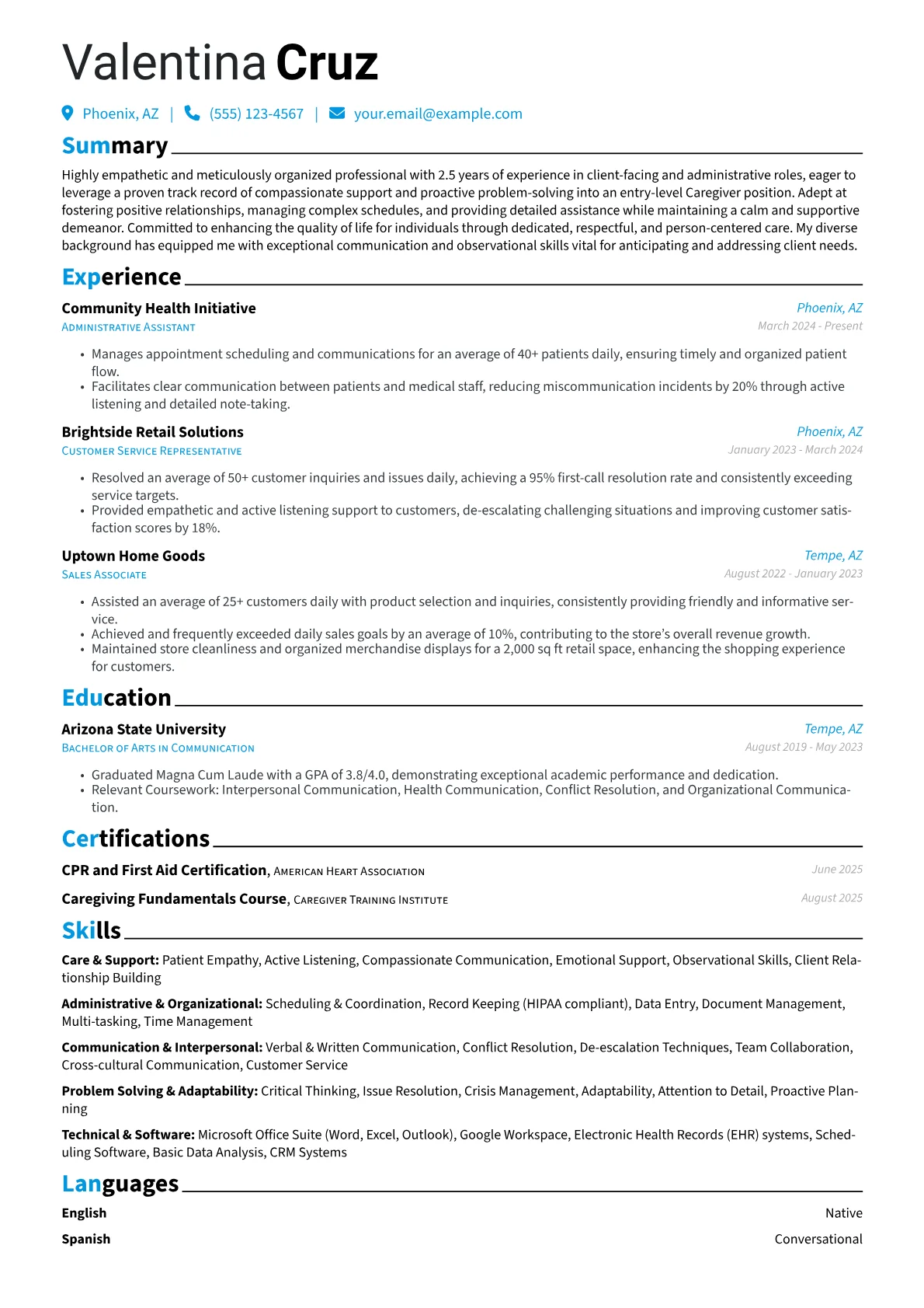 Career changer version - Page 1