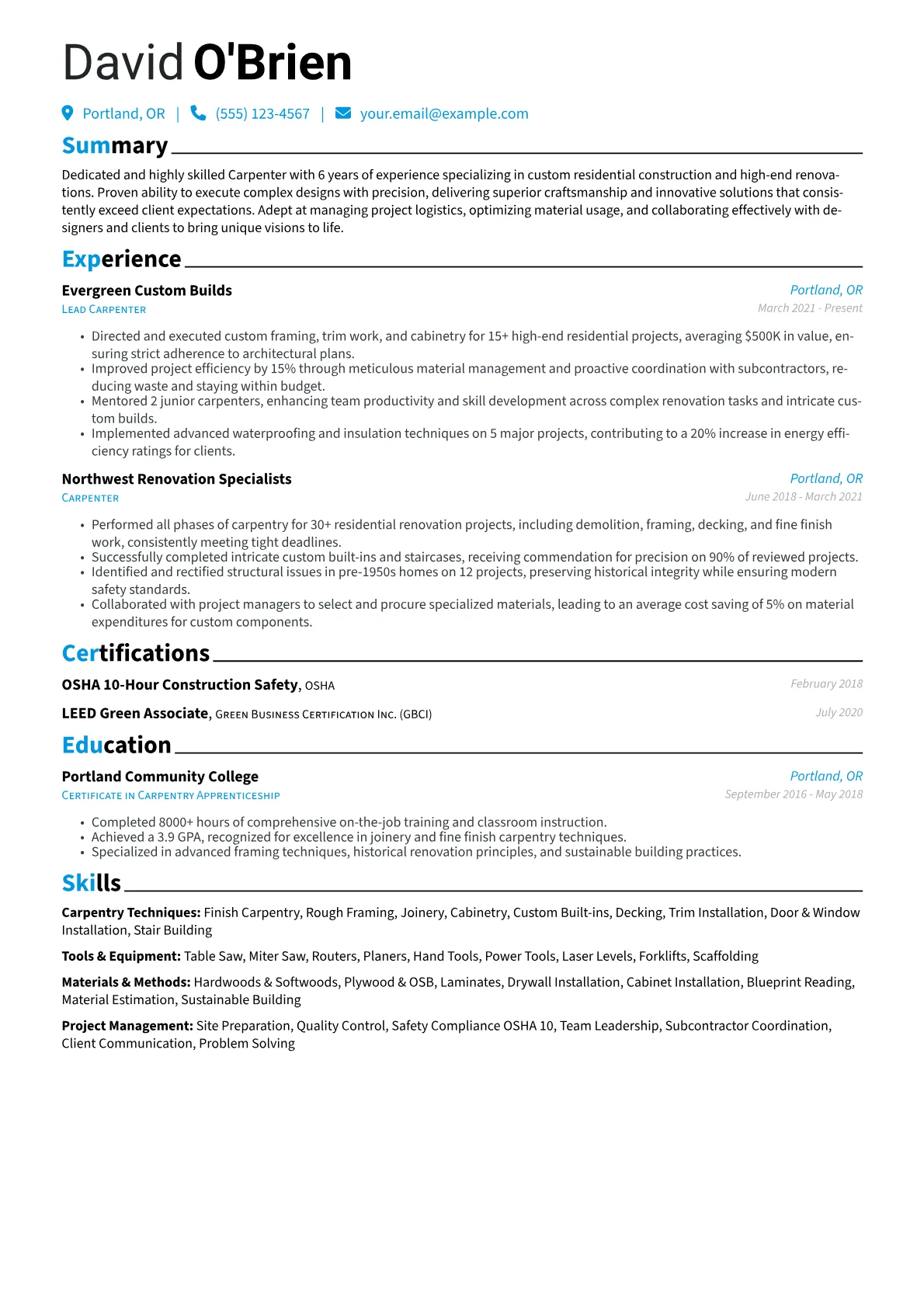 Carpentry Techniques version - Page 1