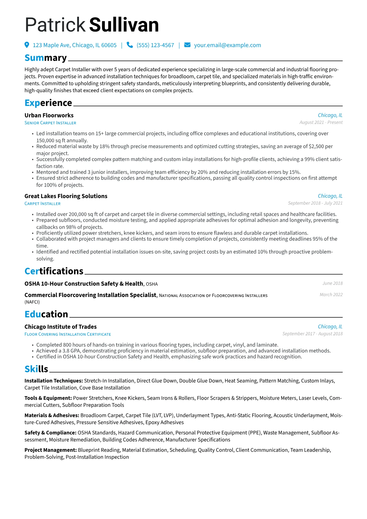 Commercial Carpet version - Page 1