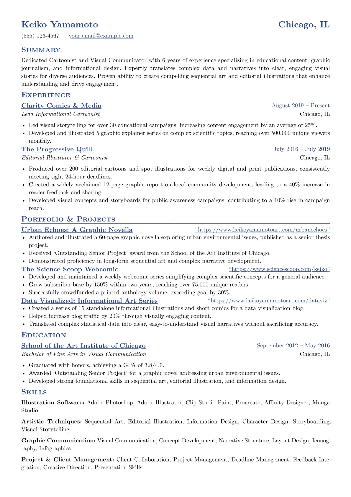 Informational Cartoonist version - Page 1