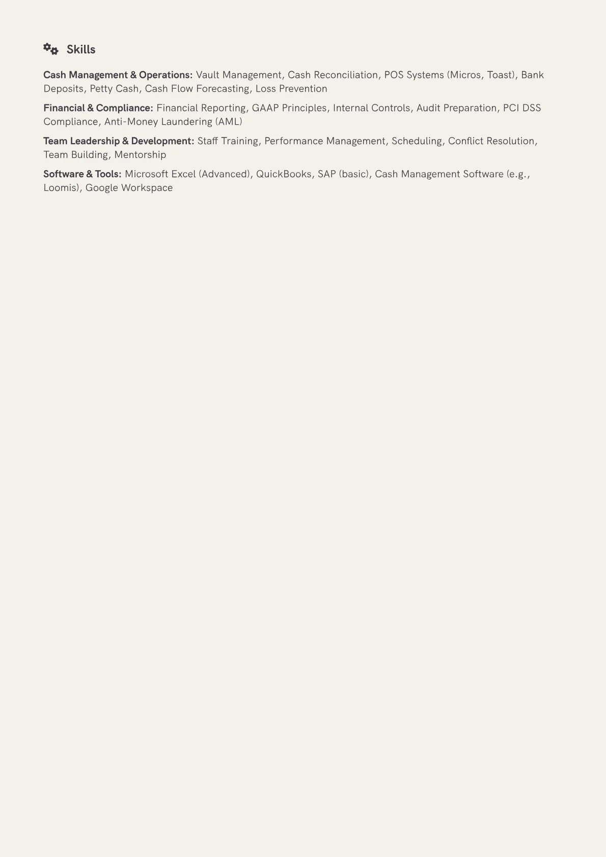 Cash Office Manager version - Page 2