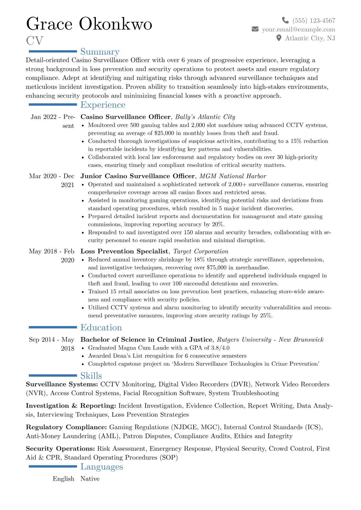 Career changer version - Page 1
