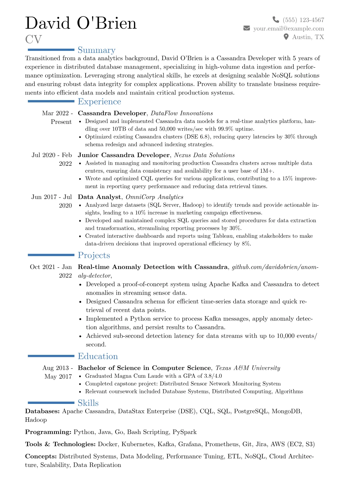 Career changer version - Page 1